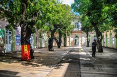 Martinique, Fort de France, Innenhof