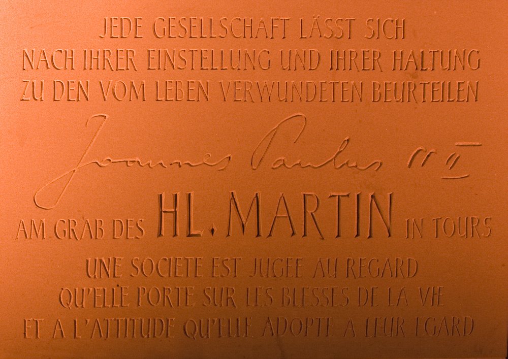 Martinsbrücke - Inschrift