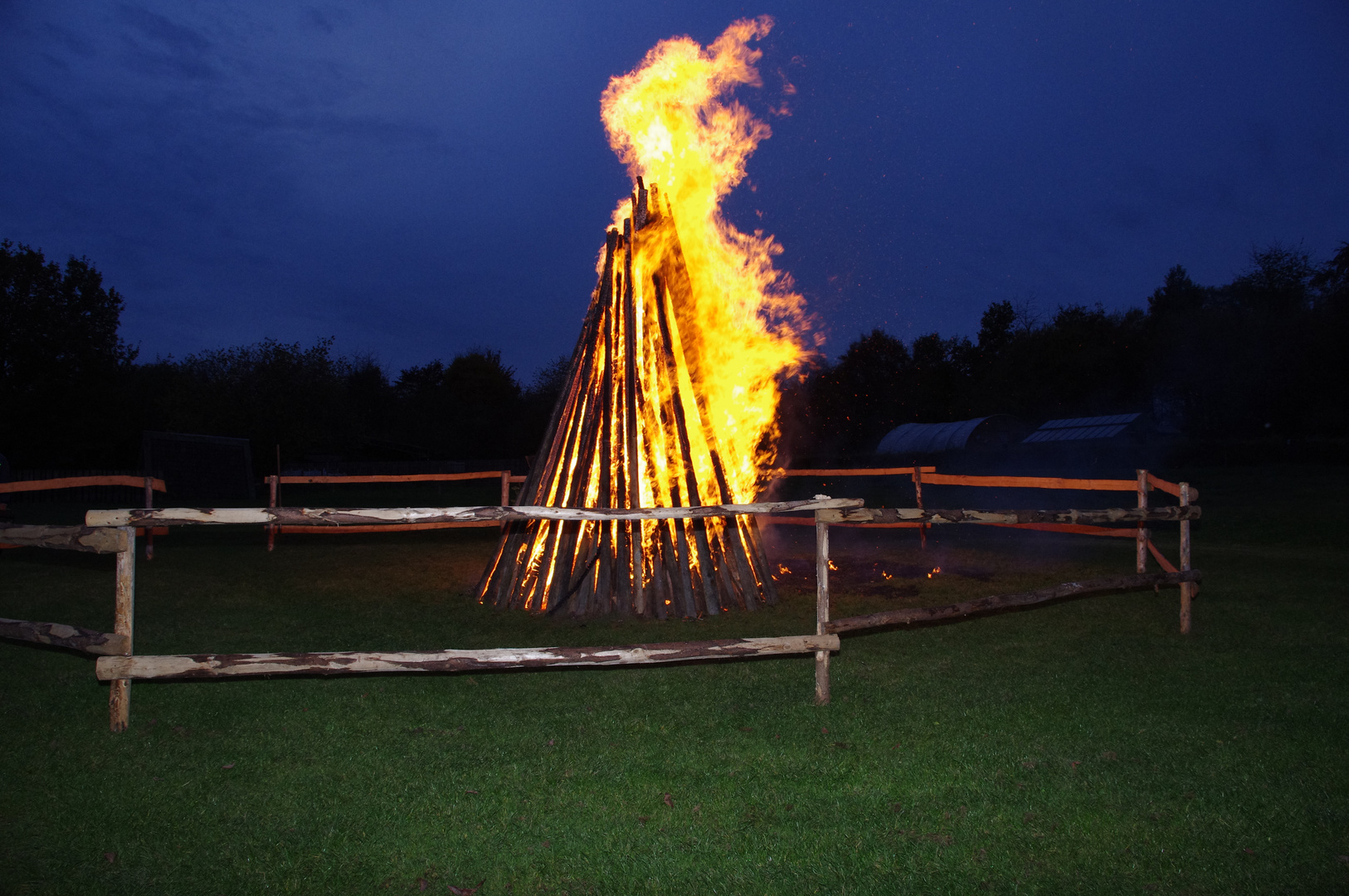 Martinsfeuer im Freilichtmuseum Lindlar