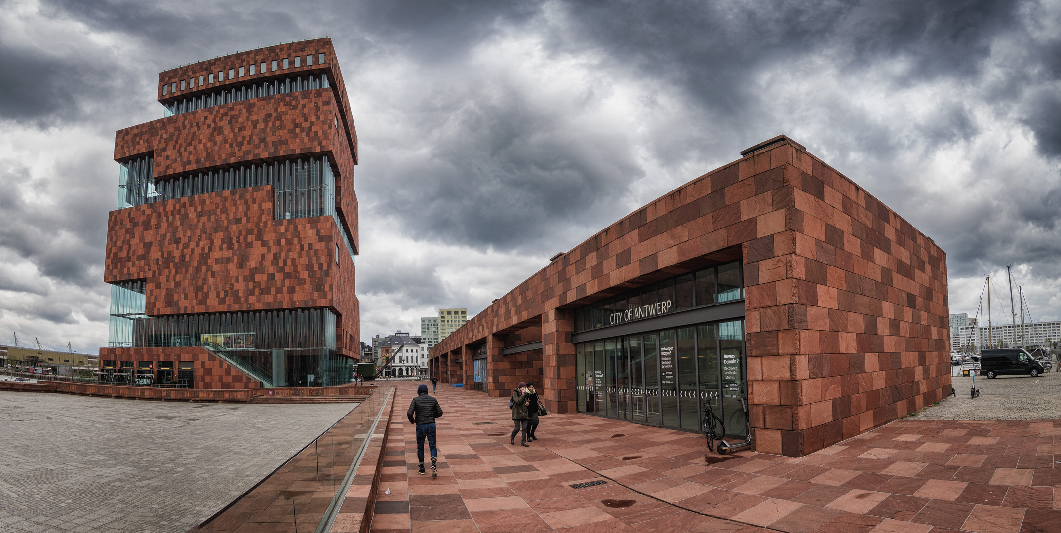 MAS -  Museum aan de Stroom in Antwerpen, Belgien