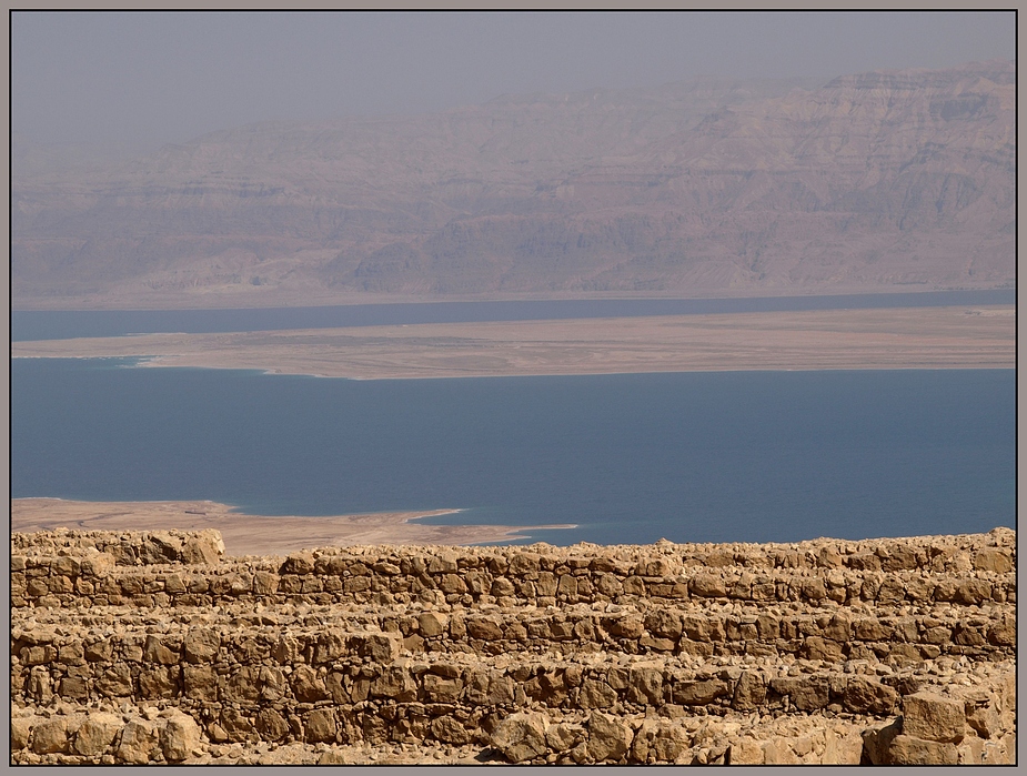 Masada and dead sea