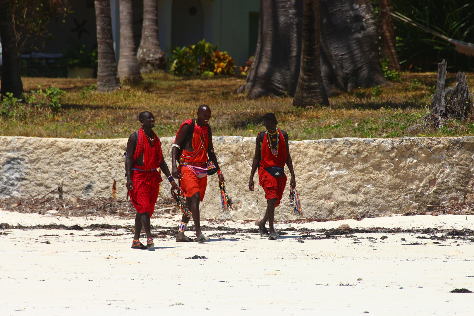 Masai am Strand