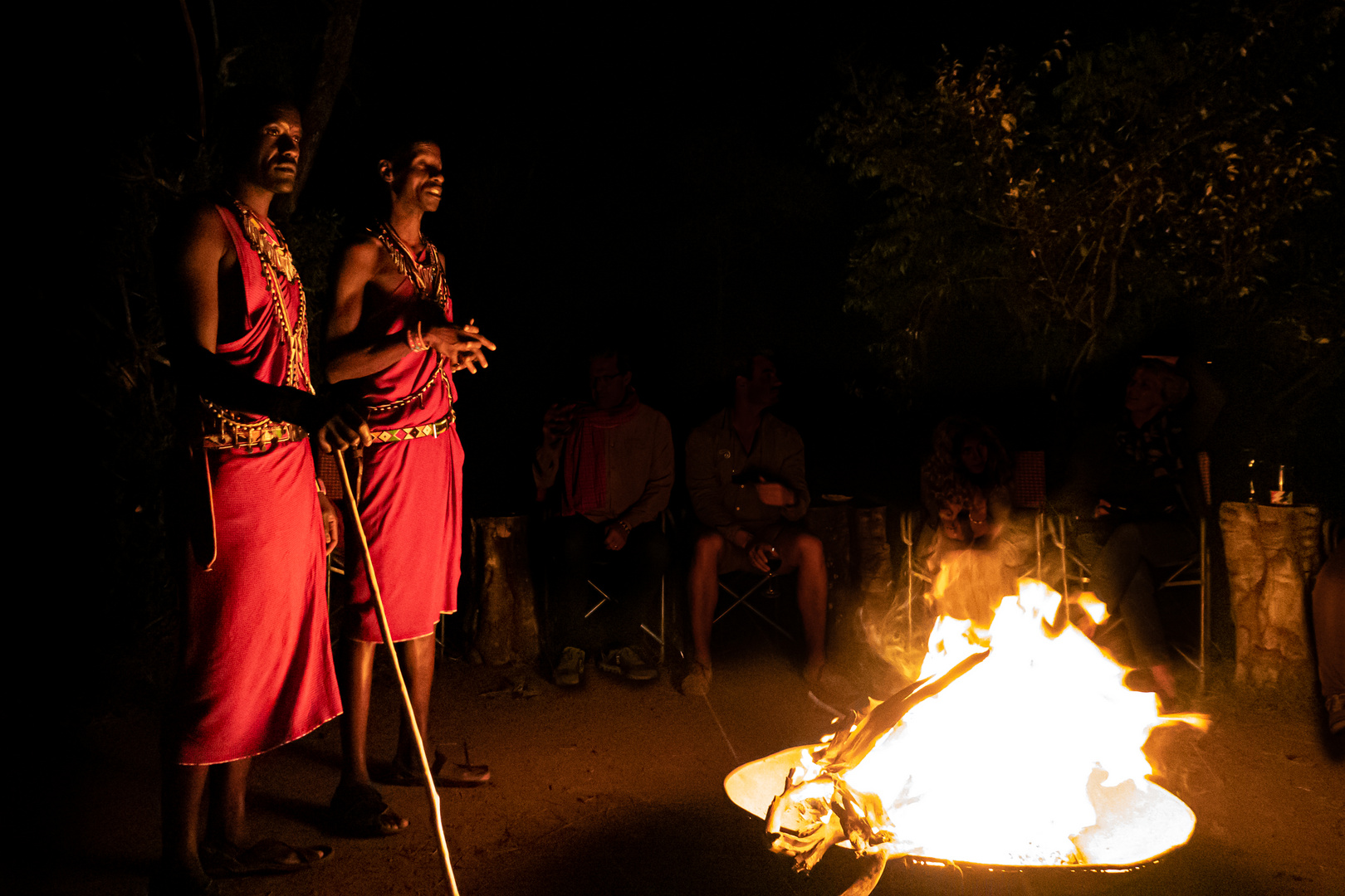 Masai Camp in the Masai Mara