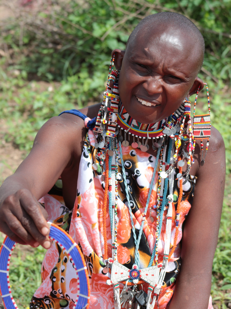 Masai-Frau in Kenia