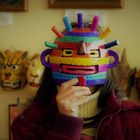 Máscara diablo ecuatoriano
