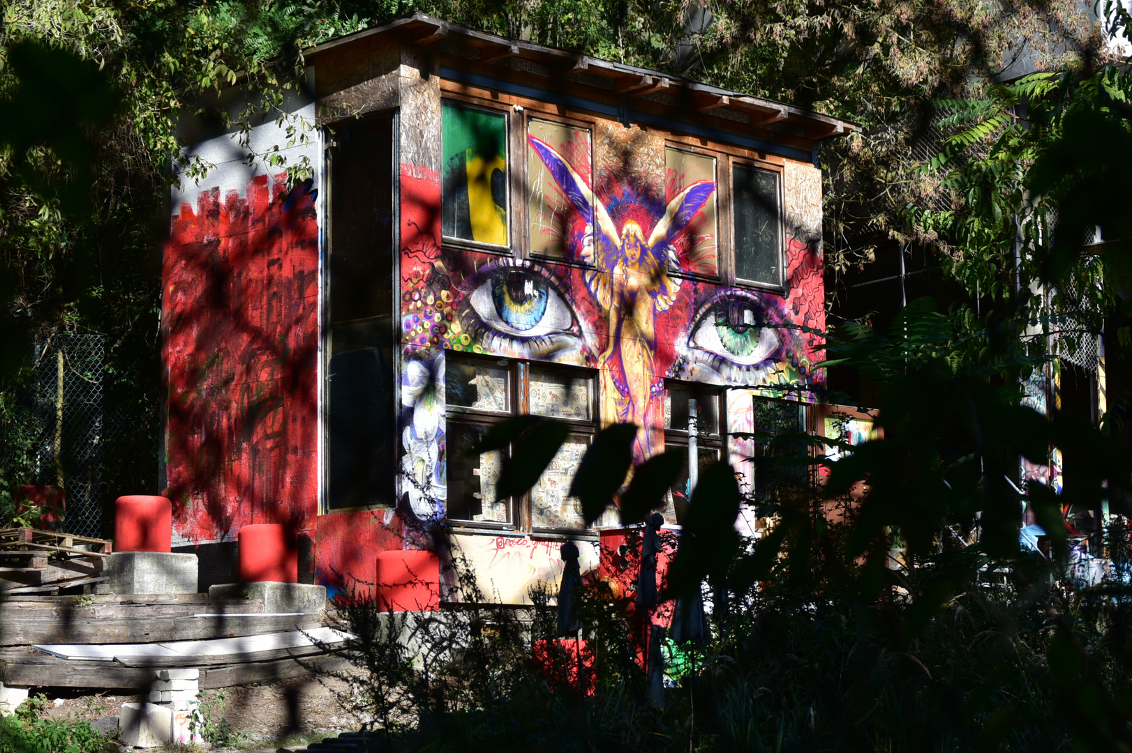 Maschendrahtzaun am Teufelsberg