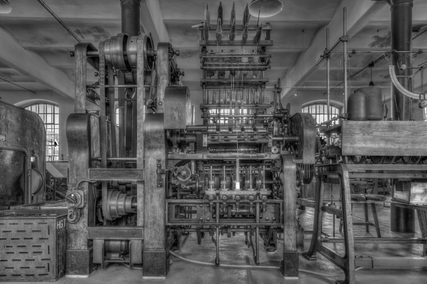 Maschinen im Textilbetrieb