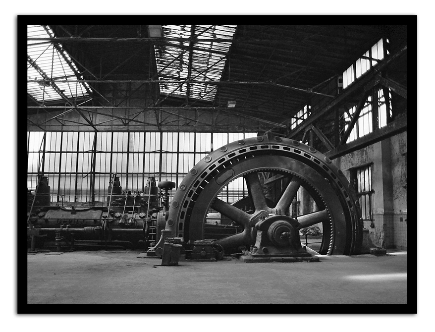 Maschinenhalle in der Henrichshütte