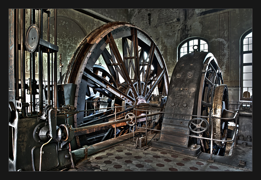 Maschinenhalle Zweckel - Fördermaschine