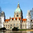 Maschpark und Rathaus