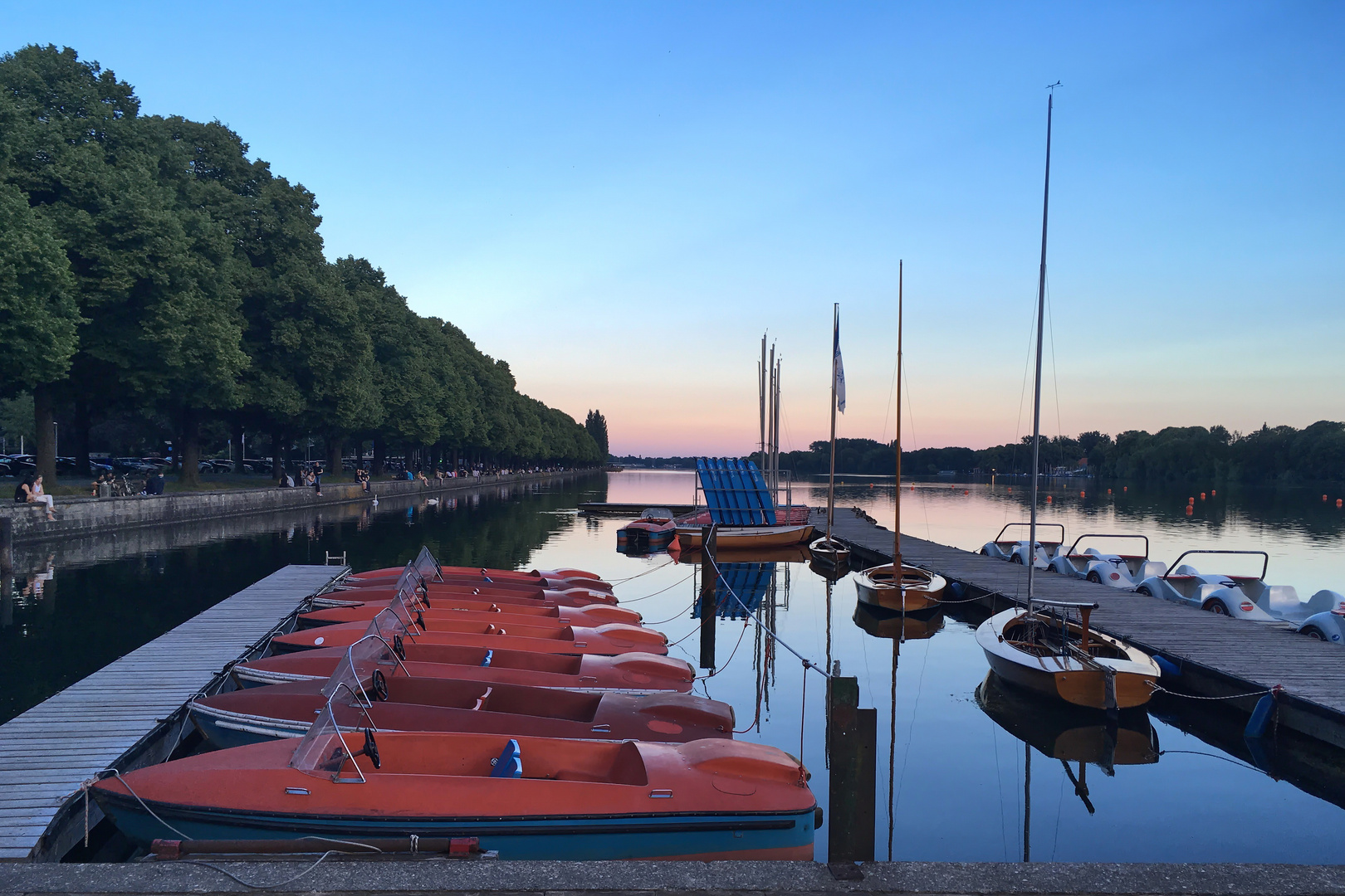 Maschsee am Abend