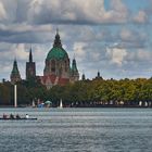 Maschsee - Blick auf das Rathaus