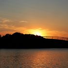 Maschsee Sonnenuntergang in Hannover