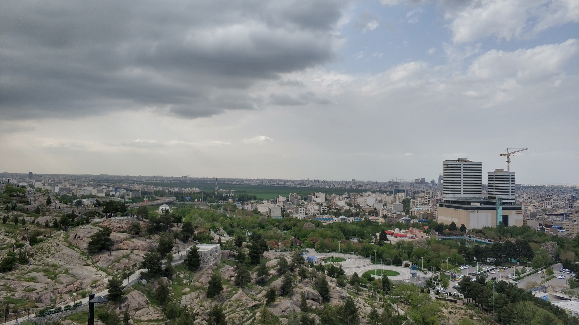 * MASHHAD FROM ROCK MOUNTAIN *