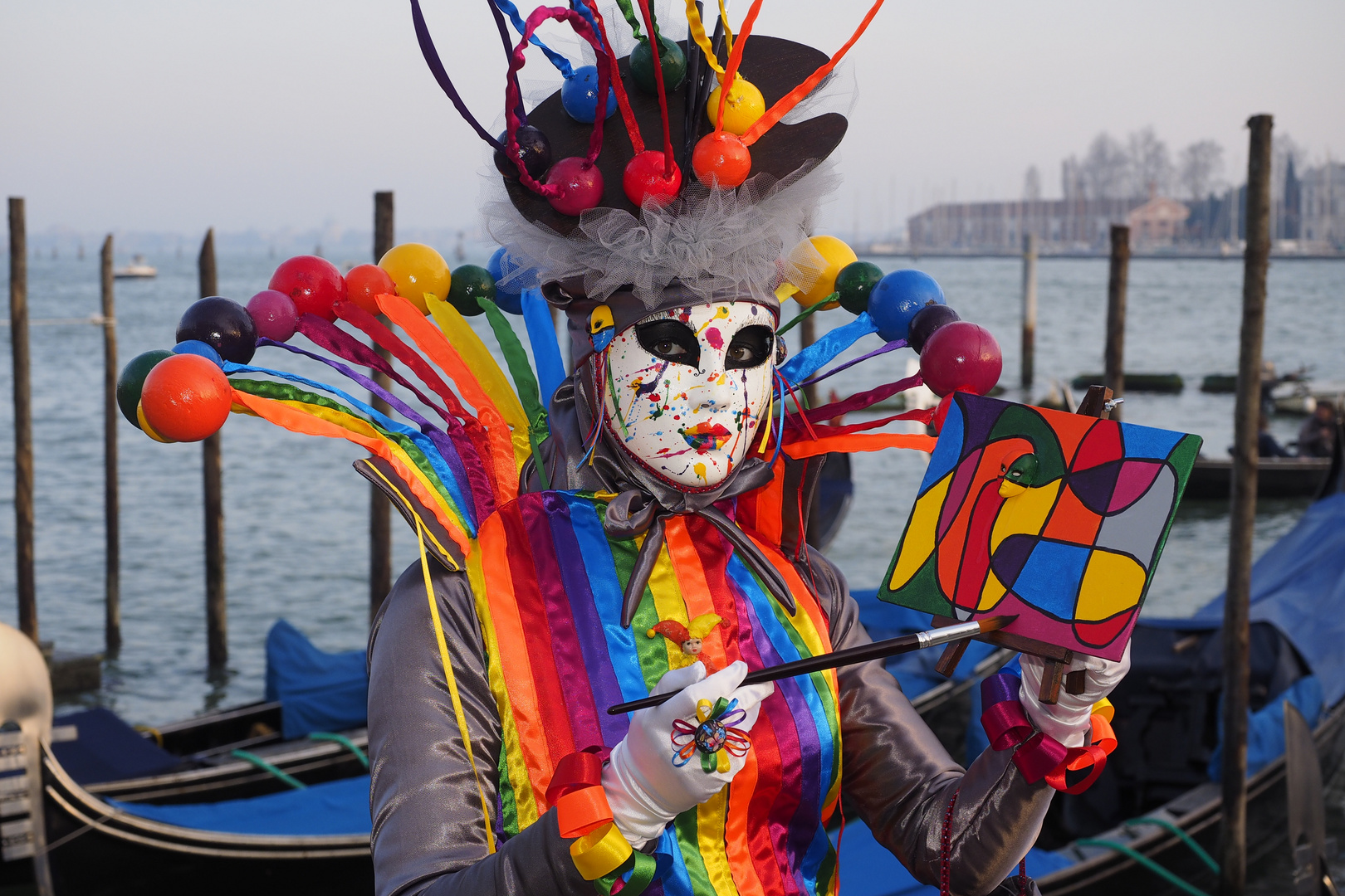 Maske 6 Venedig Carneval ARCHIV