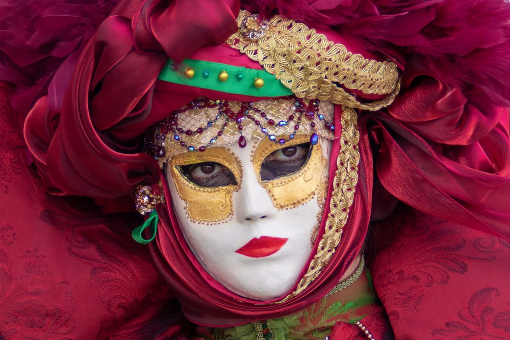 Maske beim Karneval