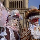 Masken beim Karneval in Venedig.