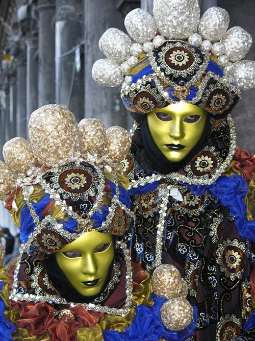 Masken beim Karneval in Venedig I