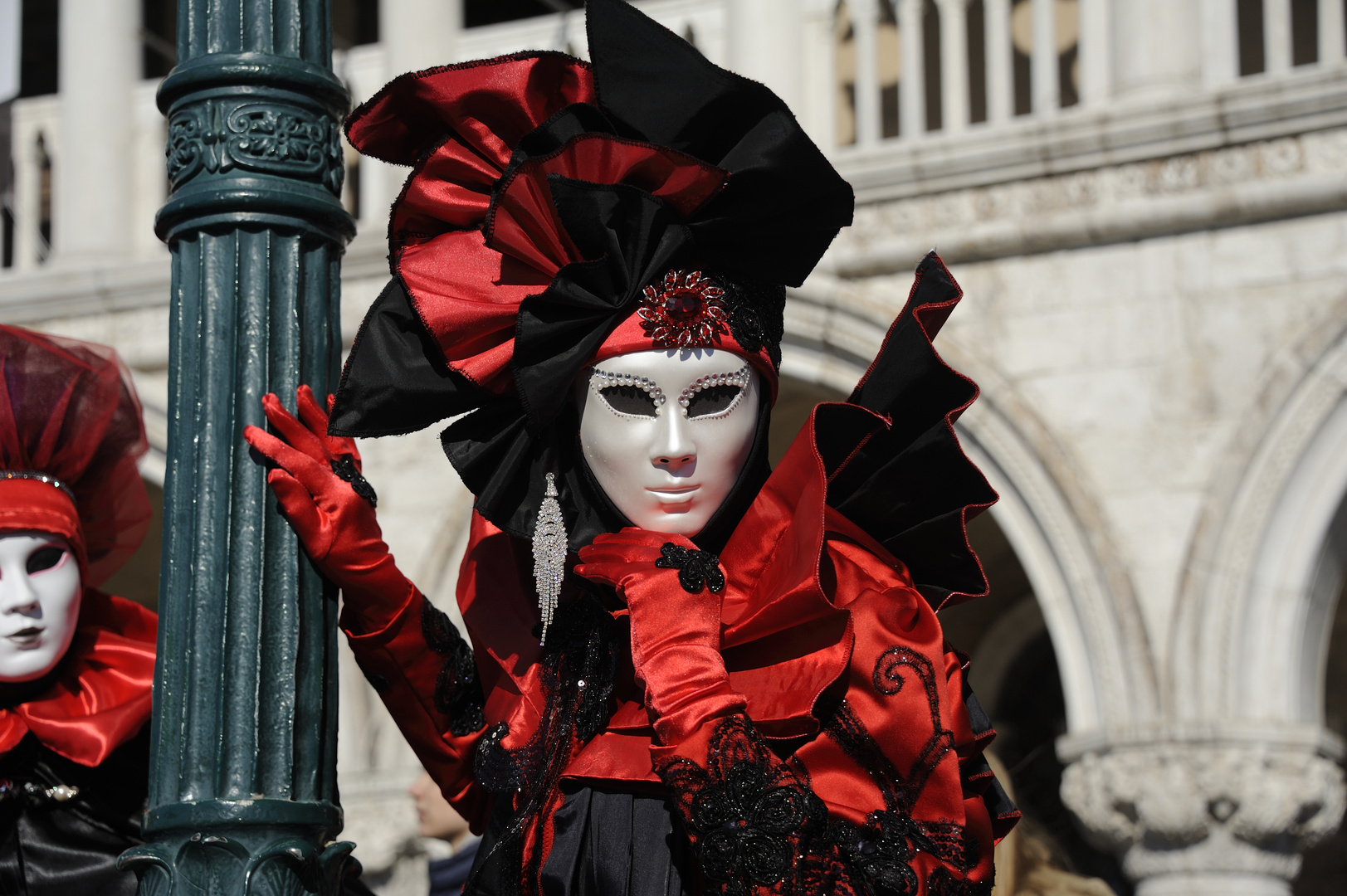 Masken im Karneval Venedig 2017