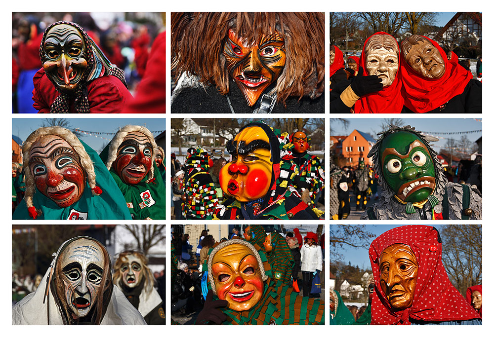 Masken in Oberschwaben