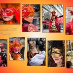 Masken in rot ...