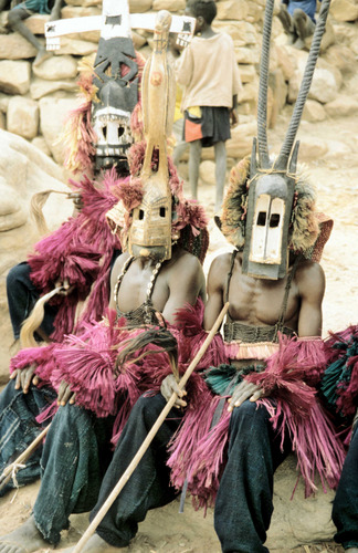 Maskentanz der Dogon in Mali