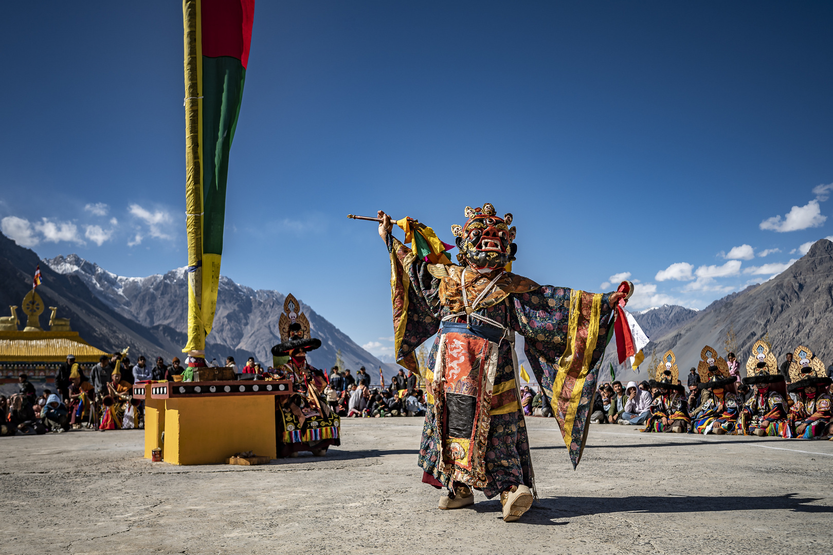 Maskentanz im Nubra Valley