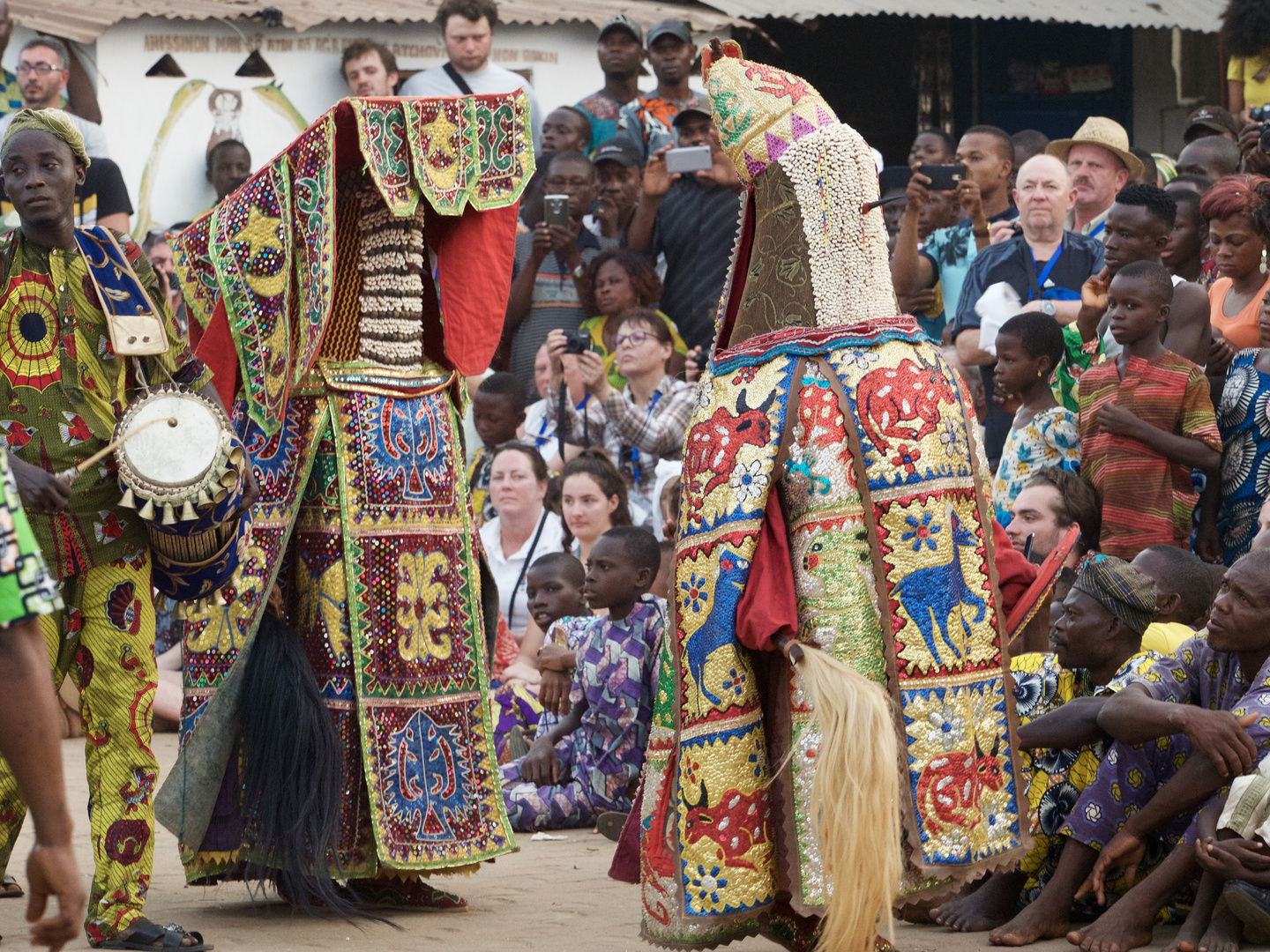 Maskentanz in Benin