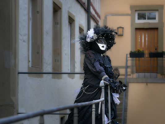 Maskenträgershooting auf der Comburg