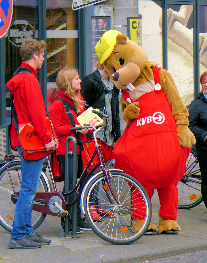 Maskottchen der Kölner Verkehrsbetriebe