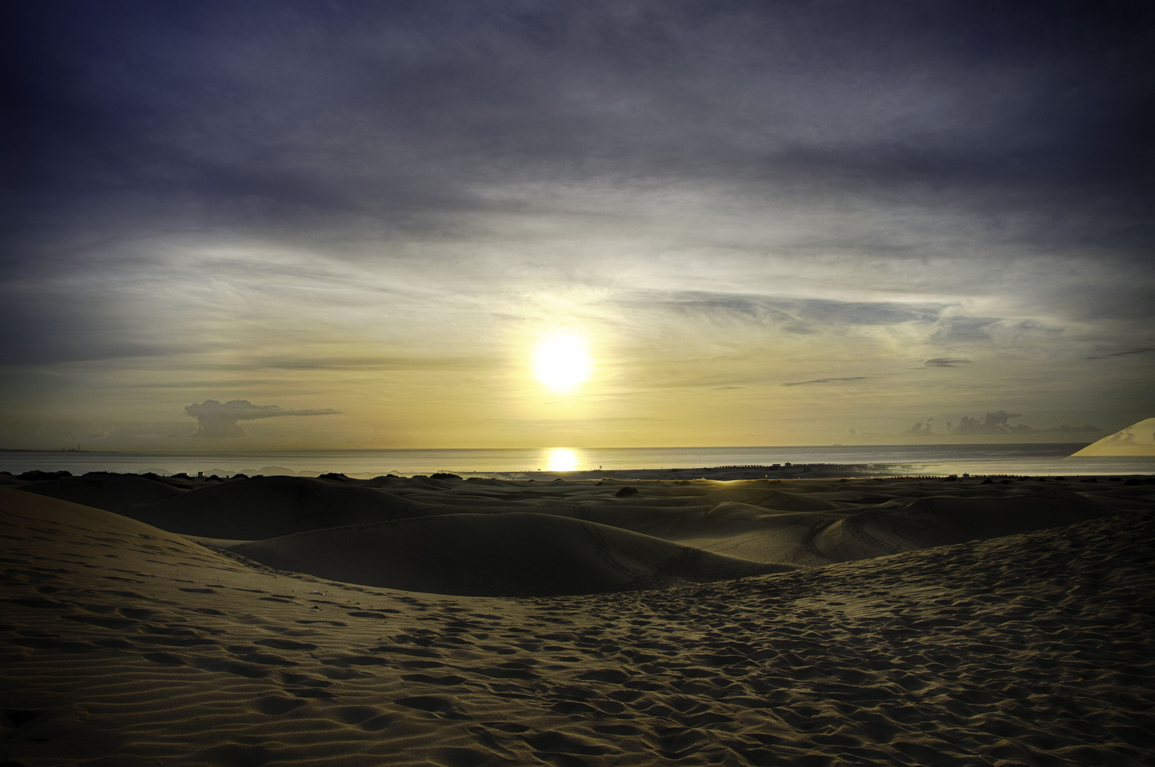 Maspalomas beim Sonnenaufgang I