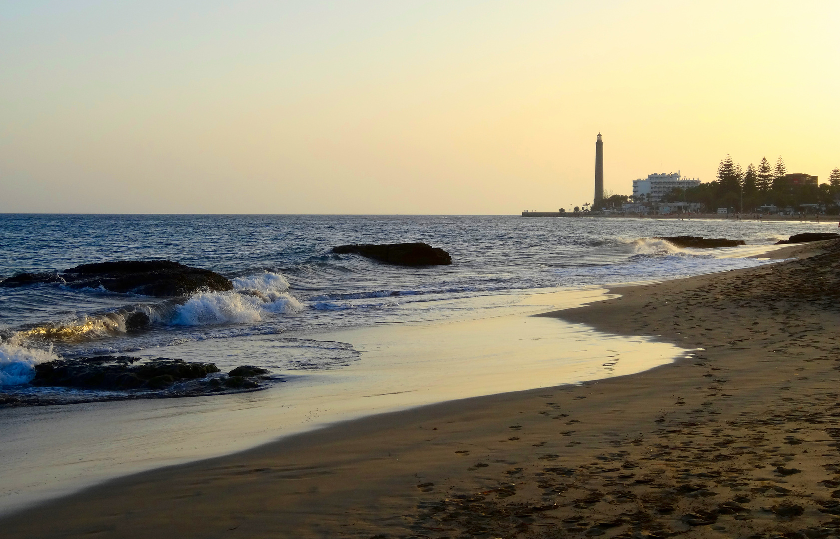 Maspalomas im Abendlicht