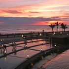 Maspalomas: sundown - seafront