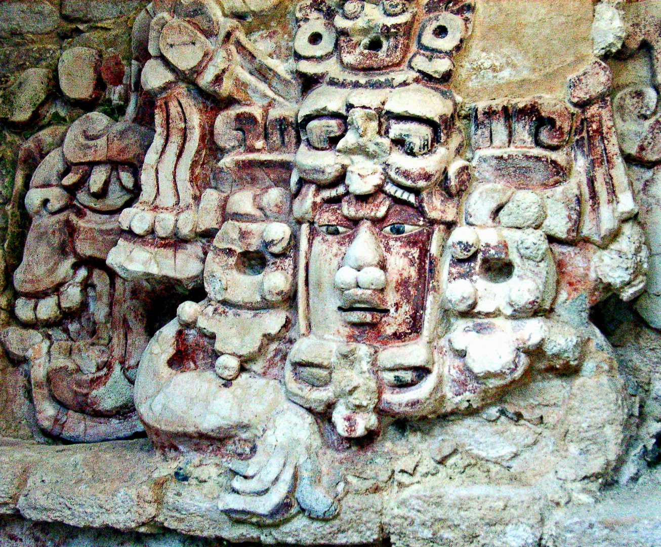 Masque maya du Dieu du soleil