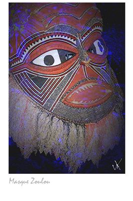 MASQUE ZOULOU IMPRIMABLE