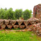 Massaciuccoli, Villa dei Venulei; Fussbodenkonstruktion der Sauna-Therme