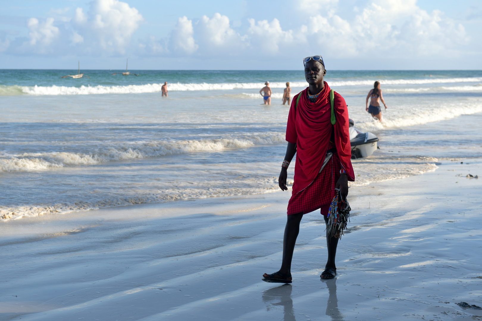 Massai am Diani-Beach