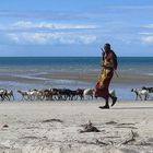 Massai am Indischen Ozean