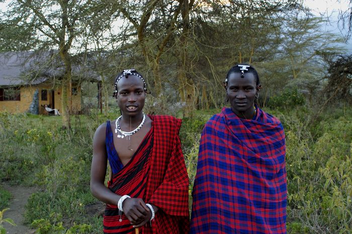 Massai an der Hatari Lodge