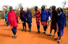 Massai beim Tanzen