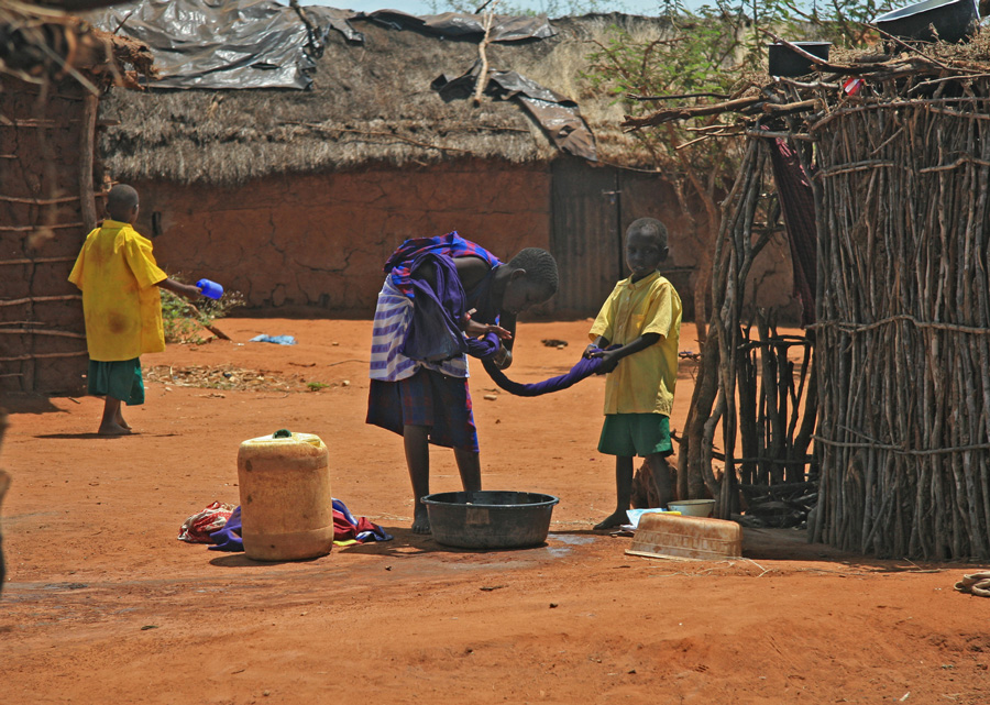 Massai Dorf im Tsavo East 2