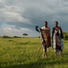 Massai in der Masai Mara