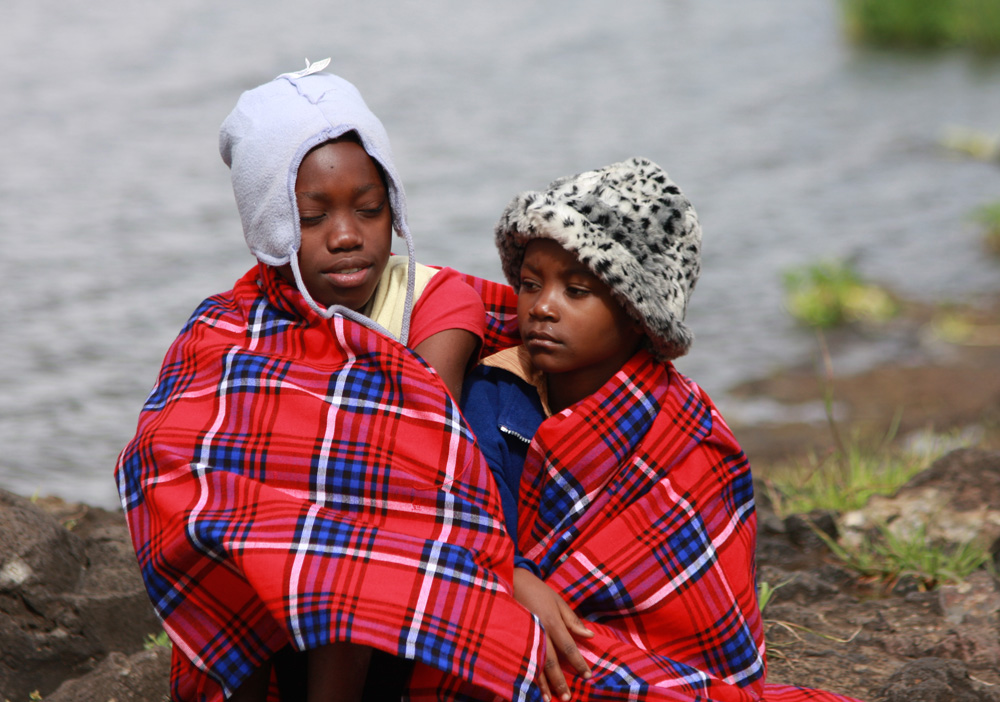 Massai-Kinder im Ngorongoro