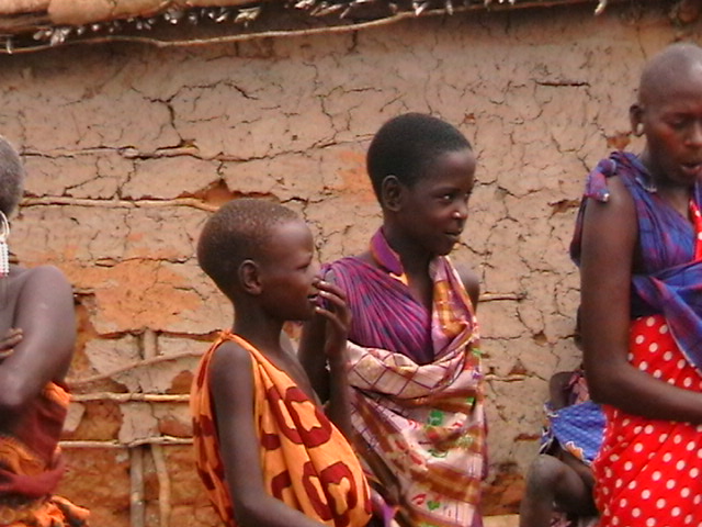 Massai Kinder in Kenya