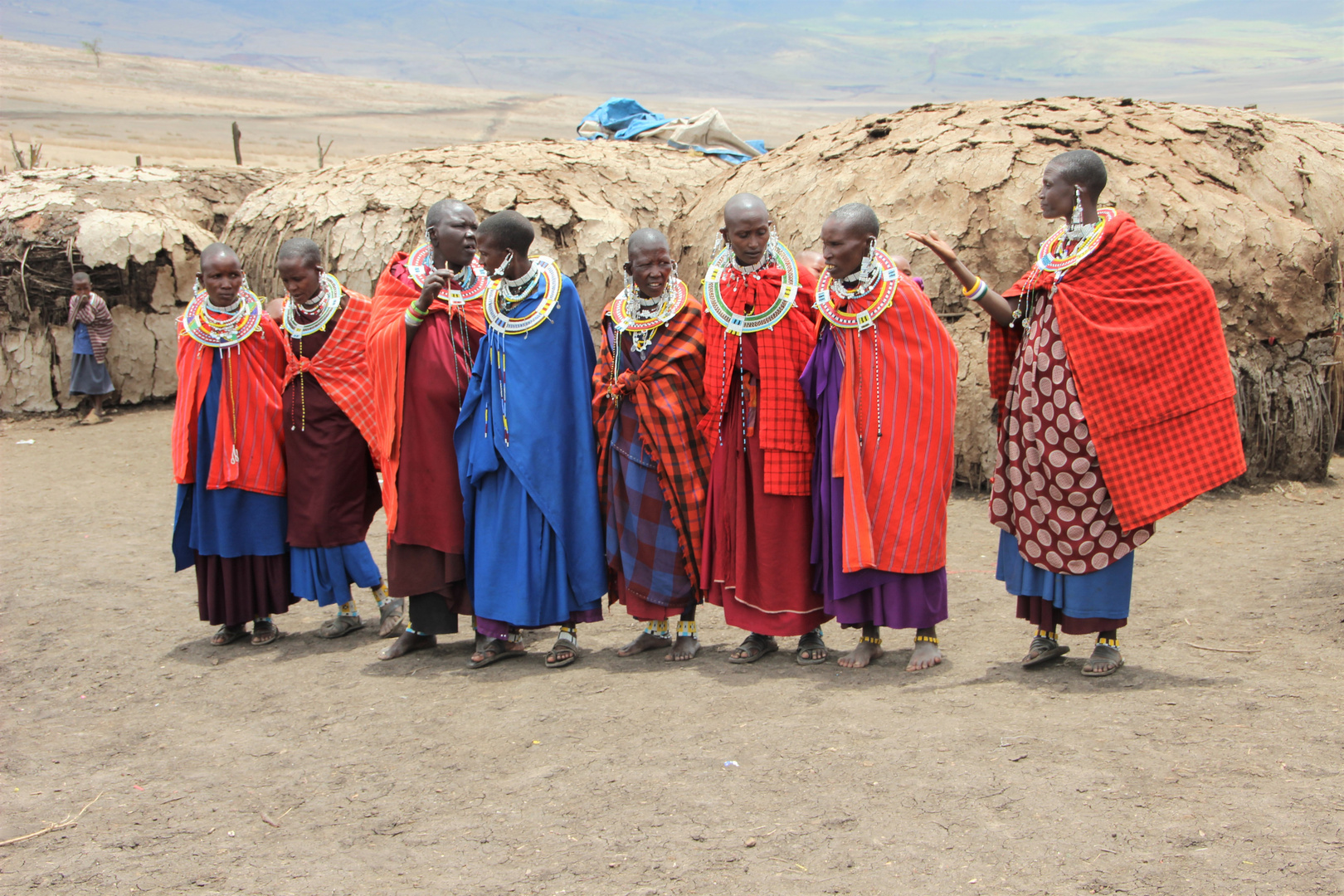 Massai Ladies somewhere in Tanzania
