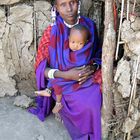 Massai Mother and Child