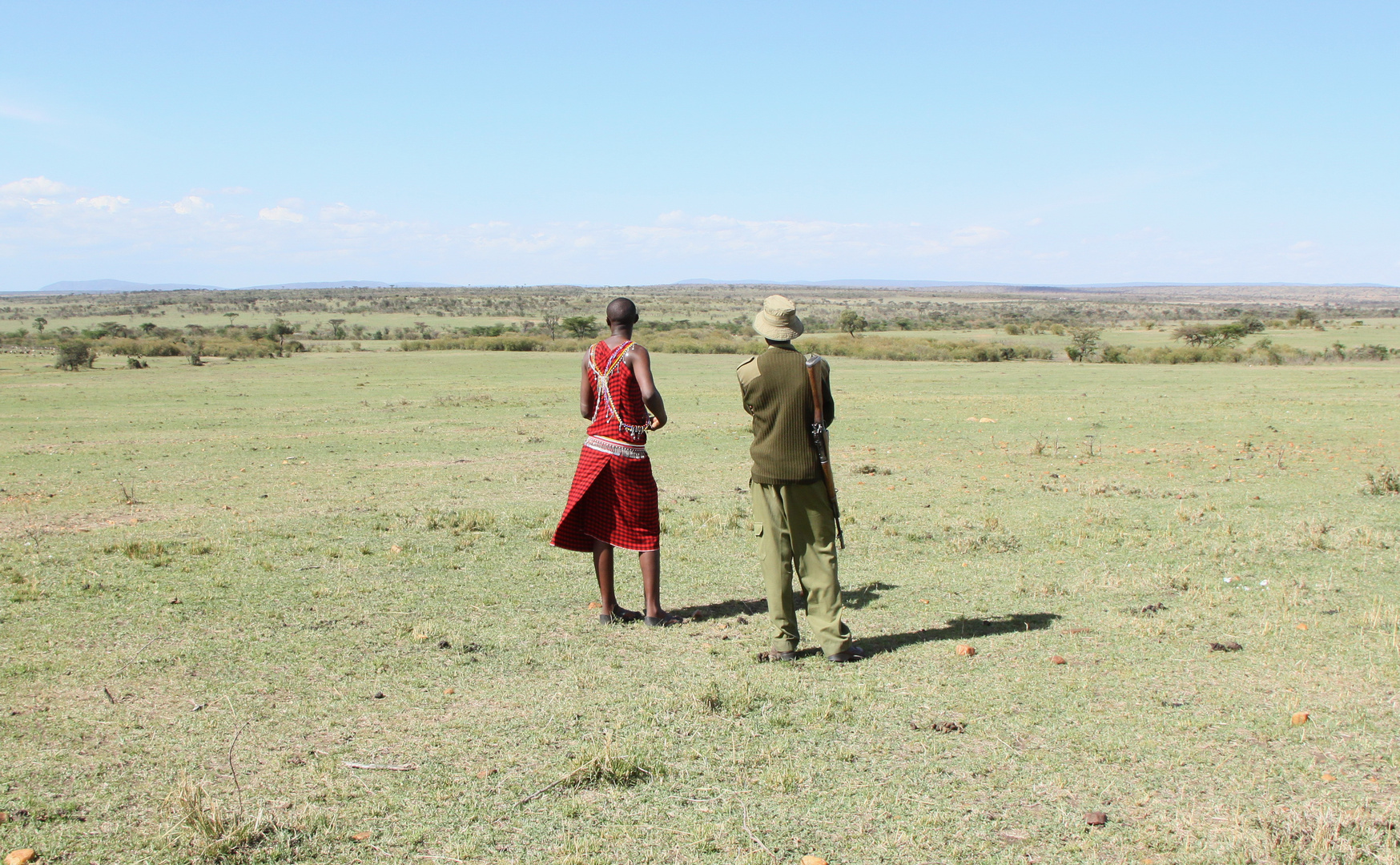 Massai und Rancher