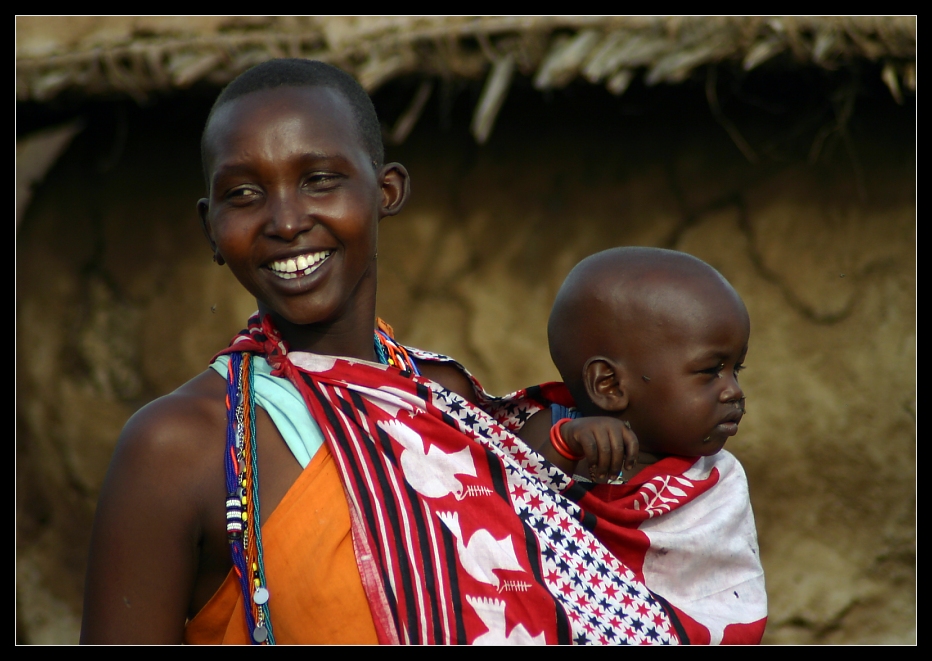 ... Massai Woman with Baby , Kenya ...