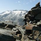 Massif de La Maladeta, Pic d'Aneto 3404m, vus du Pic de Sauvegarde 2738m.