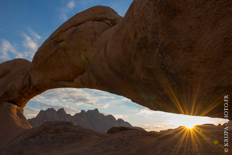 Massif de Spitzkoppe en Namibie